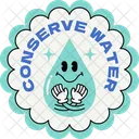 Conservar Agua Ecologia Eco Ícone