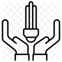 Economizar Eletricidade Economia De Energia Eficiencia Energetica Ícone