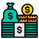 Money Stack Coins Icon