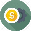 Cog Dollar Economy Icon