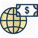 Economy Dollar Paper Money Icon