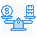 Balance Scale Money Icon