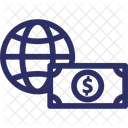 Economy Dollar Paper Money Icon