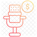 Economy Podcast Microphone Currency Podcast Icon