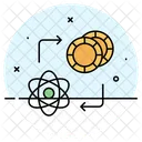 Ecosistema Bitcoin Digital Icono