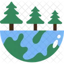 Ecologia Ilustroflat Ícone