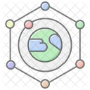 Ecosystem Lineal Color Icon Icon