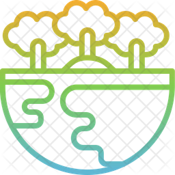 Ecosystem Icon - Download in Gradient Style