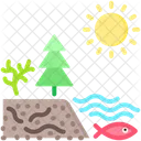 Ecosystem Sea Fish Icon