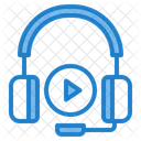 Ecoute De Musique Musique Ecoute Icône
