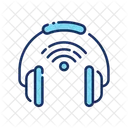 Ecouteur Sans Fil Connexion Sans Fil Casque Icône