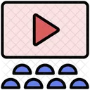 Medias Ecran Cinema Icône