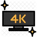 4 K Ecran UHD Icône