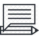 Ecrire Icône
