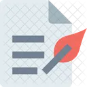 Inscrivez Vous Ecrivez Ecrivez Icône
