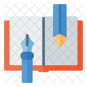 Ecriture Stylo Crayons Icon