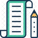 Ecriture Composition Crayon Icon