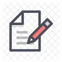 Ecrire Ecrire Contracter Icon