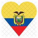 Ecuador Flagge Symbol