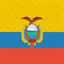 Ecuador Flag World Icon