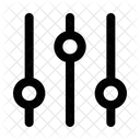 Ecualizador Control De Ecualizador Personalizar Icono
