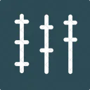 Ecualizador Controlador De Musica Controlador De Sonido Icono