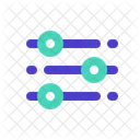 Ecualizador Mezclador Configuracion De Sonido Icono