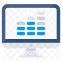 Ecualizador En Linea Controlador De Volumen Ajustador De Volumen Icono