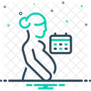 Edad Gestacional Gestacional Embarazo Icono