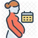 Edad Gestacional Gestacional Embarazo Icono