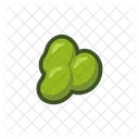 Edamame Verdura Saludable Icono