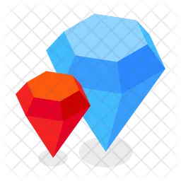 Wertvoller Diamant  Symbol