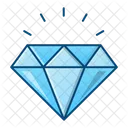 Edelstein Diamant Premium Symbol