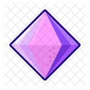Edelstein Blau Diamant Rot Spiel Symbol