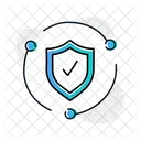 Cybersecurity Digital Security Protective Measures Icon