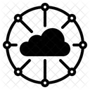 Edge Computing Decentralized Architecture Data Processing Icon
