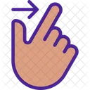 Edge Swipe Gesture Icon