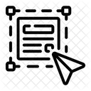 Edicao De Texto Cursor Selecao Ícone
