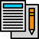 Edicao De Texto Revisao De Texto Revisao De Provas Ícone