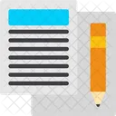 Edicao De Texto Revisao De Texto Revisao De Provas Ícone
