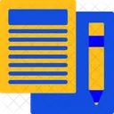 Edicao De Texto Revisao De Texto Revisao De Provas Ícone