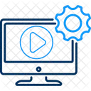 Edicao De Video Editar Video Player De Video Ícone