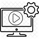 Edicao De Video Editar Video Player De Video Ícone