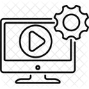 Edicao De Video Editar Video Player De Video Ícone