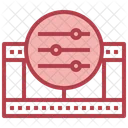 Edicao De Video Configuracao Interface Icon