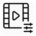 Edicao De Video Video Configuracao Ícone