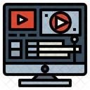 Edição de vídeo  Icon