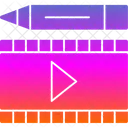 Edicao De Video Configuracao Video Ícone