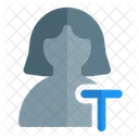 Edicion De Texto De Usuario Mensaje De Texto Chat De Usuario Icono