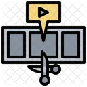 Edición de video  Icono